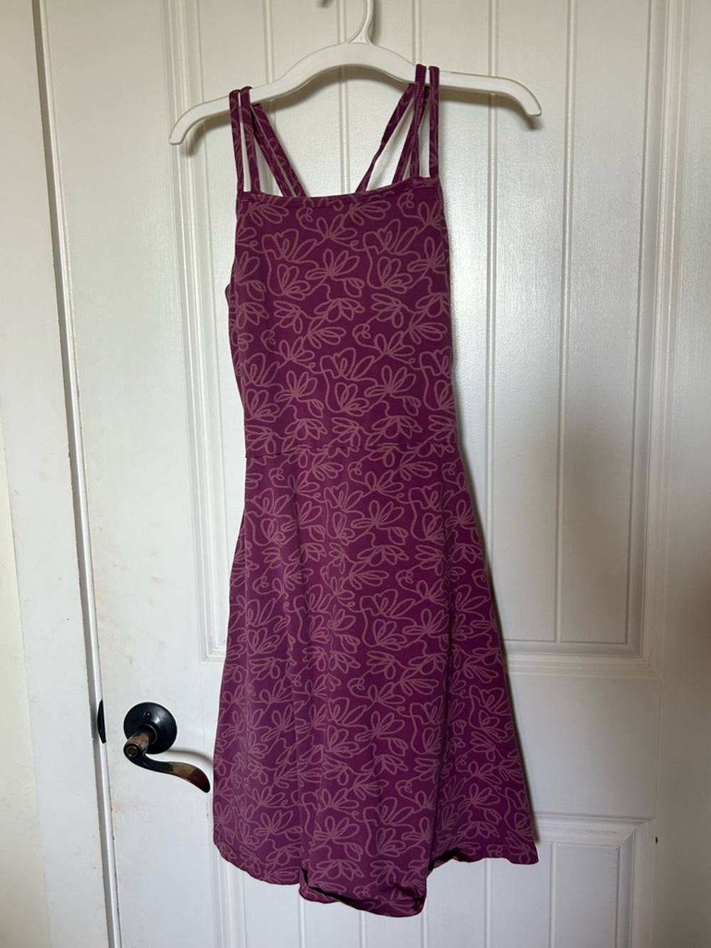 Sleeveless Floral Print A-Line Dress, Pact dress with pockets and shelf bra